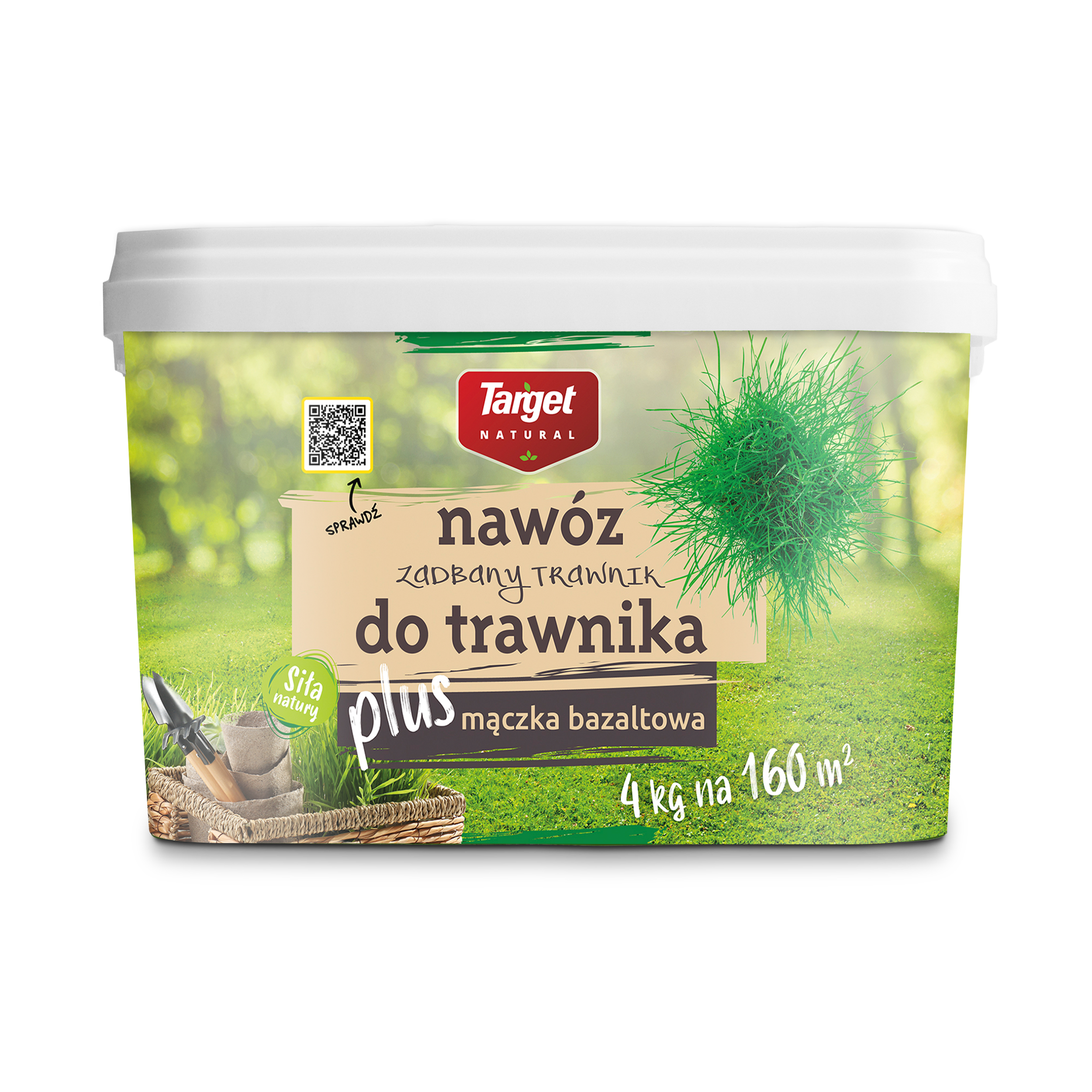 Nawóz do trawnika 4kg z mączką bazaltową Target
