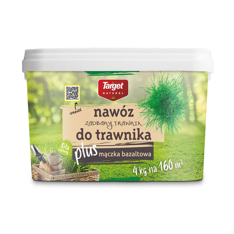 Nawóz do trawnika 4kg z mączką bazaltową Target