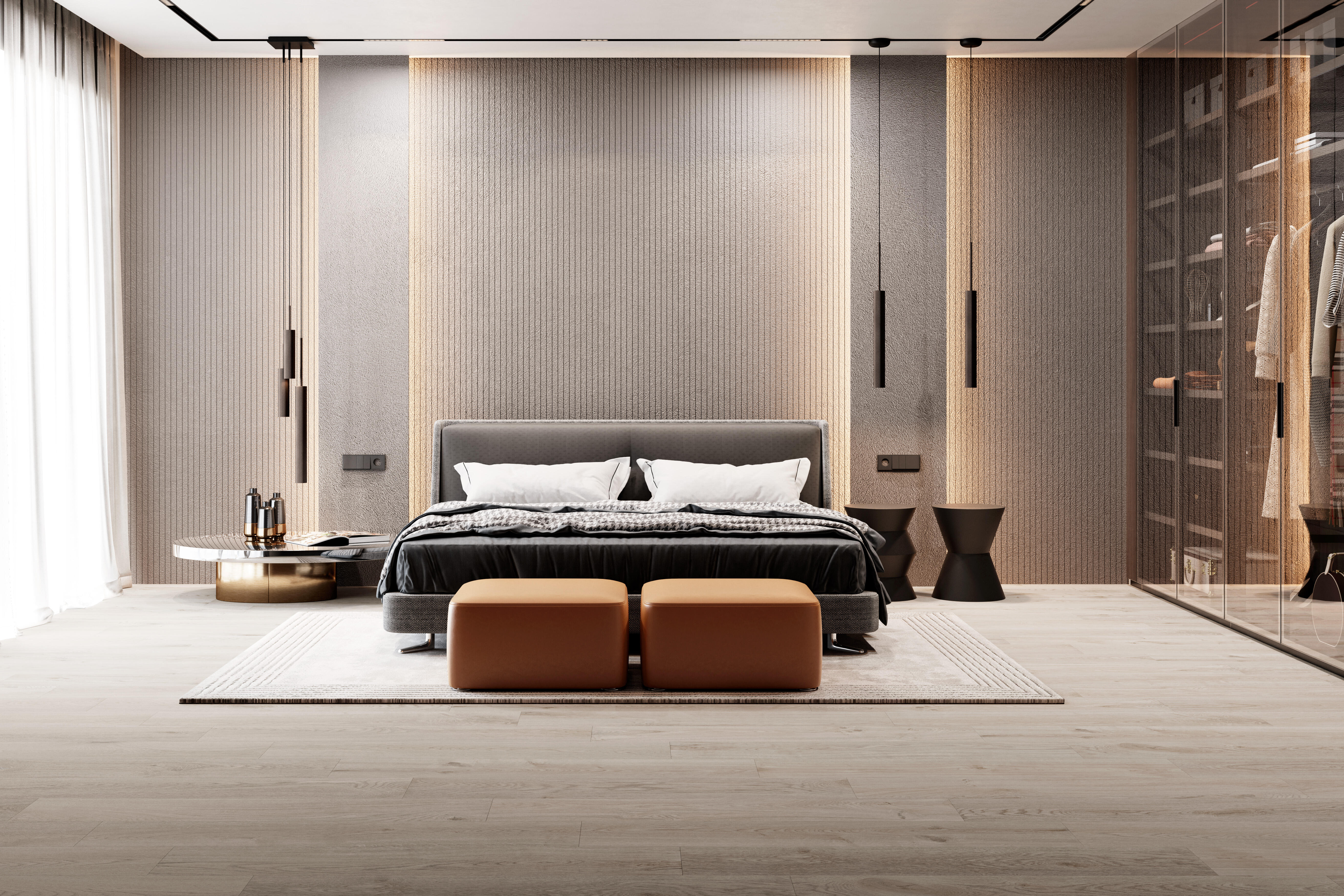 Pavimento cerâmico Elegant 23x120 cm cinza Artens - 7