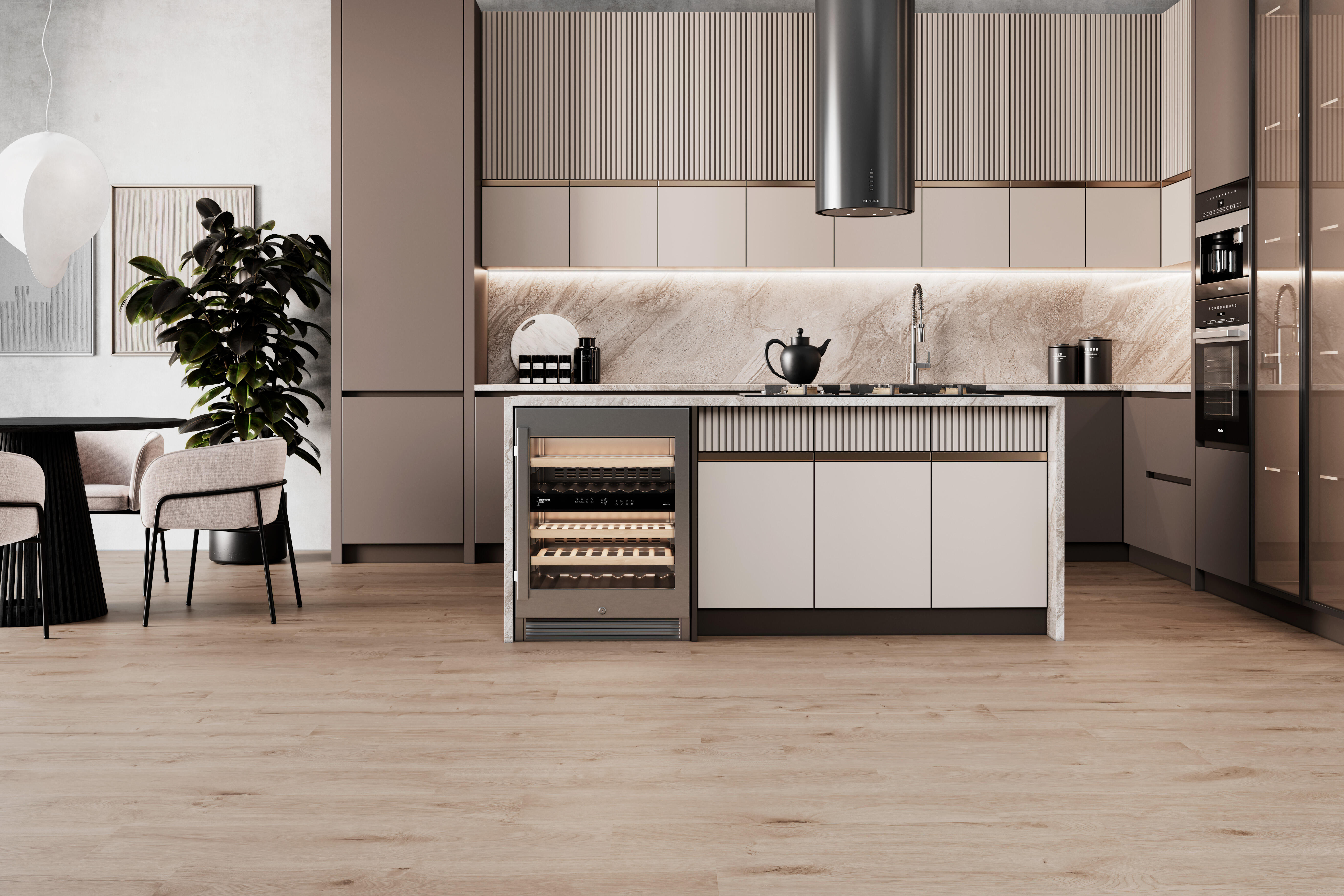 Suelo porcelánico elegant efecto madera beige 23x120 cm c1 artens