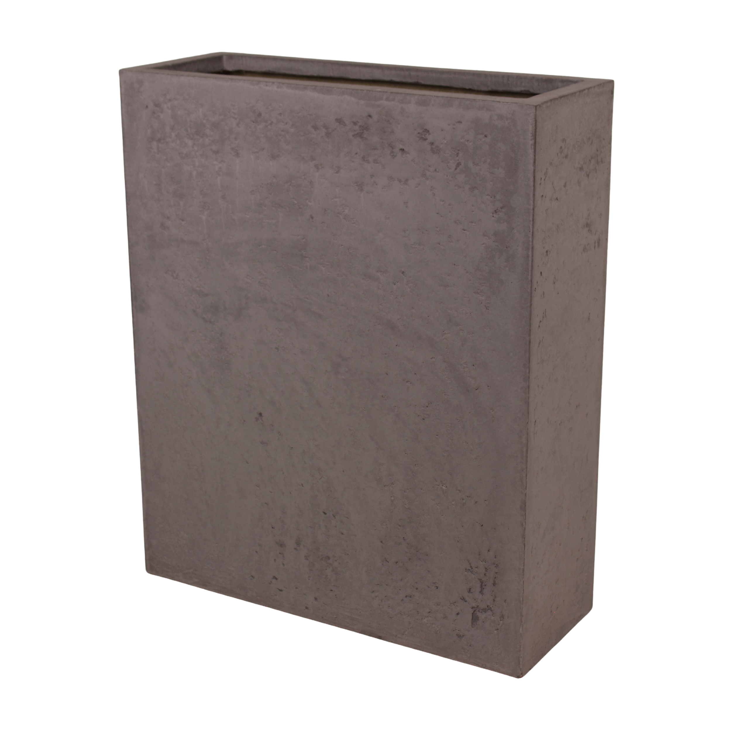 Osłonka doniczki prostokątna 55x28cm szara Cermax