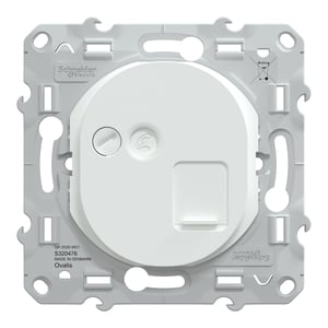 Prise rj45 à assembler Ovalis, SCHNEIDER ELECTRIC, blanc