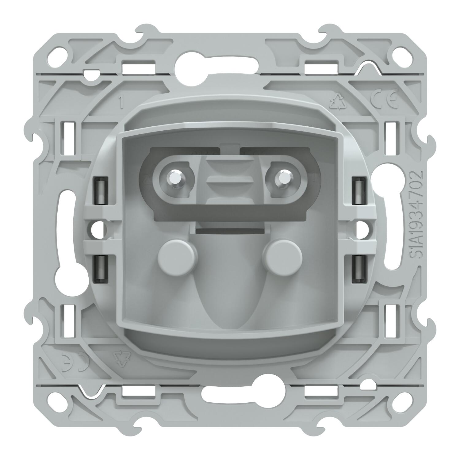 Sortie de câble à assembler Ovalis, SCHNEIDER ELECTRIC, blanc - 2