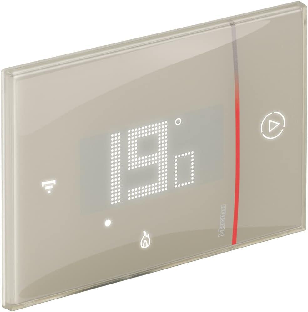BTICINO Termostato intelligente e connesso da incasso WIFI Cronotermostato WiFi beige