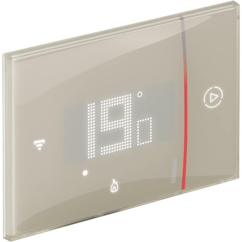 BTICINO Termostato intelligente e connesso da incasso WIFI Cronotermostato WiFi beige