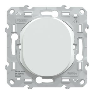 Obturateur à assembler Ovalis, SCHNEIDER ELECTRIC, blanc