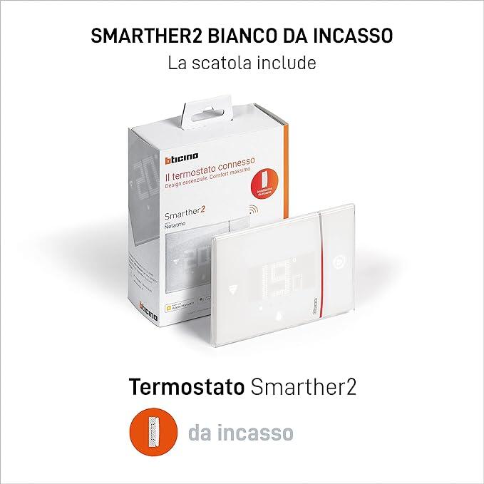 Termostato intelligente e connesso a incasso BTICINO Smarter2  bianco - 11