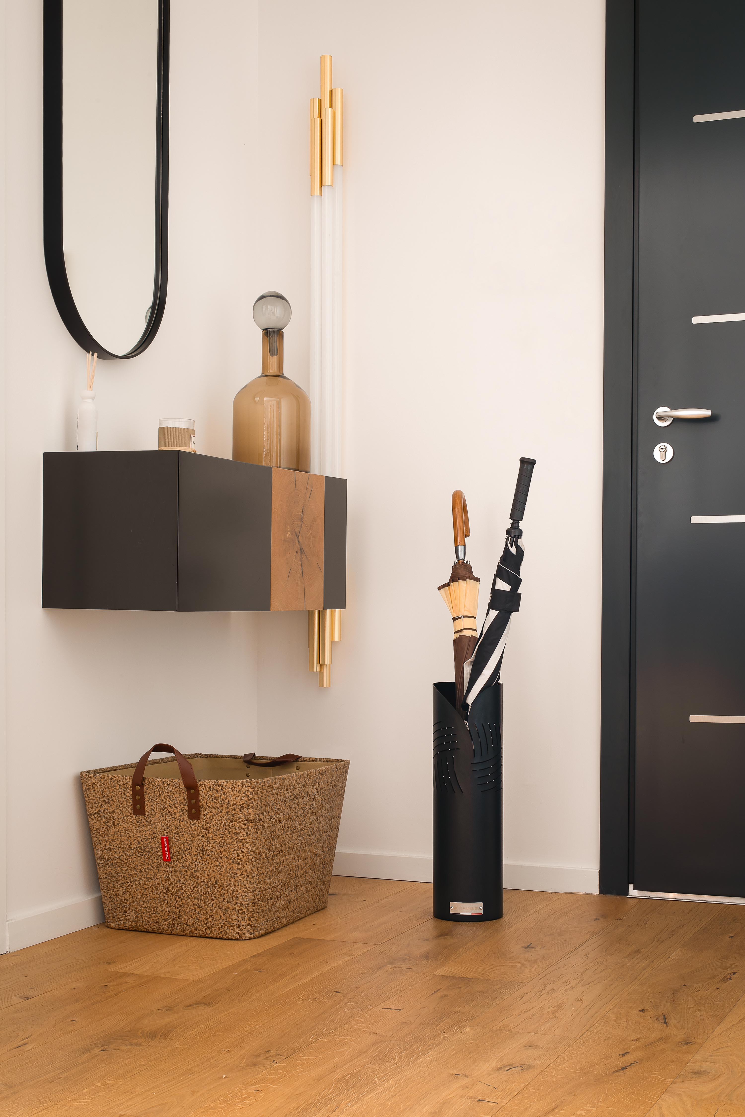 Porte-accessoires ESSENTIEL acier noir LE MARQUIER - 3