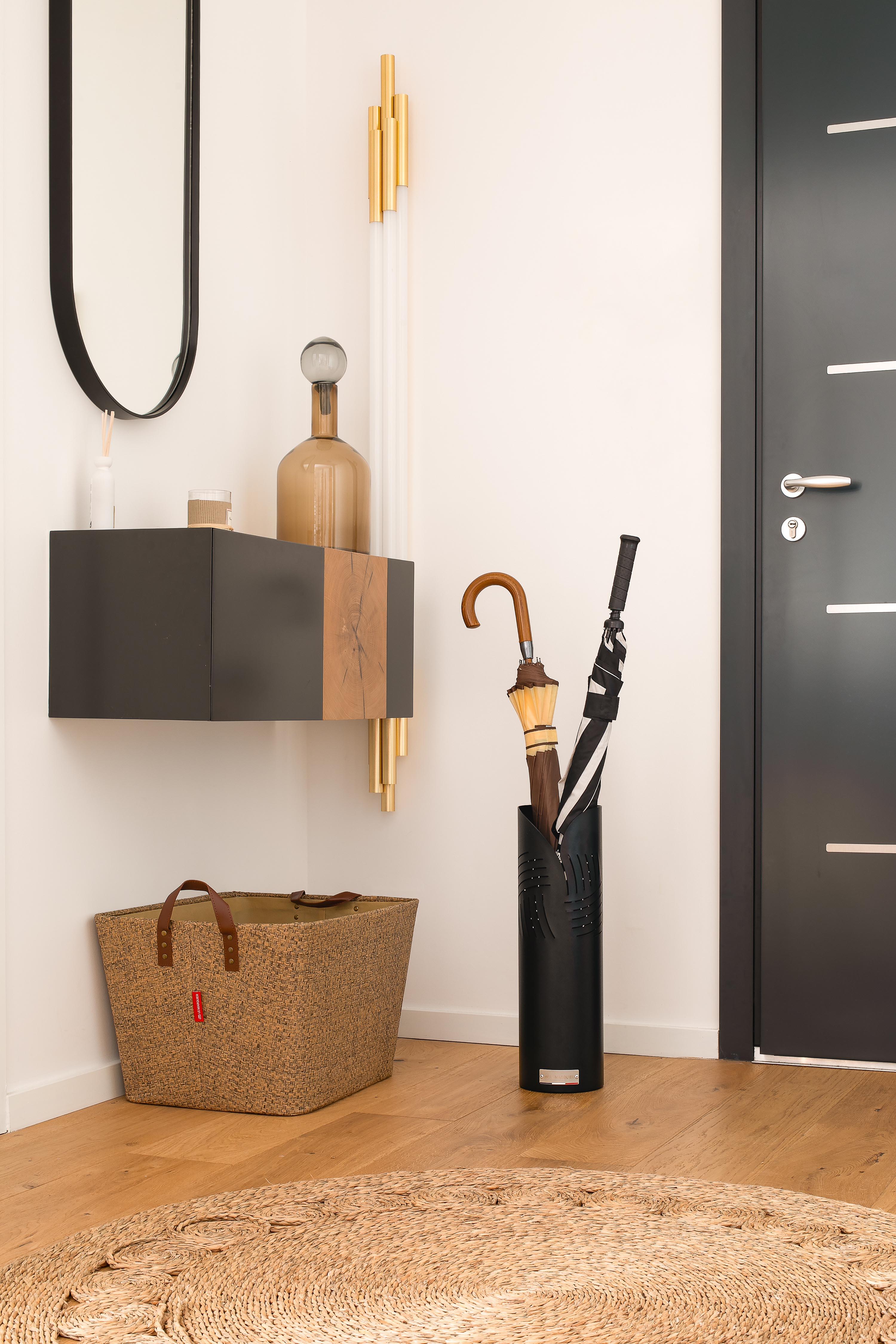 Porte-accessoires ESSENTIEL acier noir LE MARQUIER - 2
