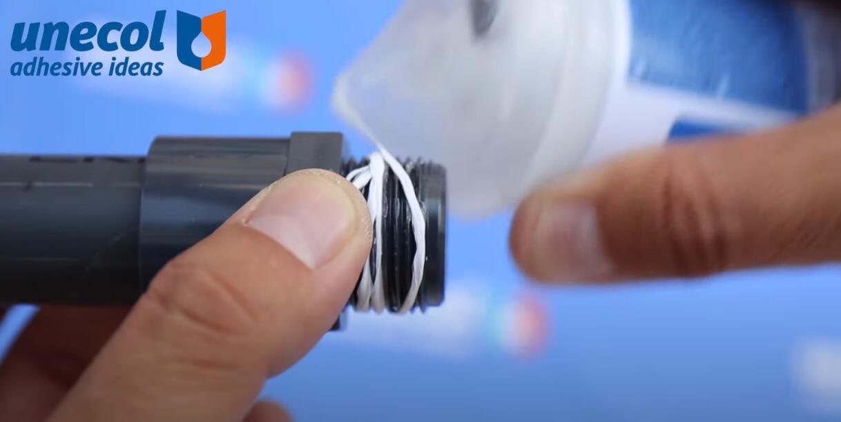 Cinta de teflón para gas Super Hilo Unecol 160M de 1 mm de ancho - 3