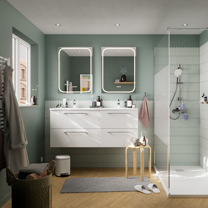 Lustro z oświetleniem Remix Sensea