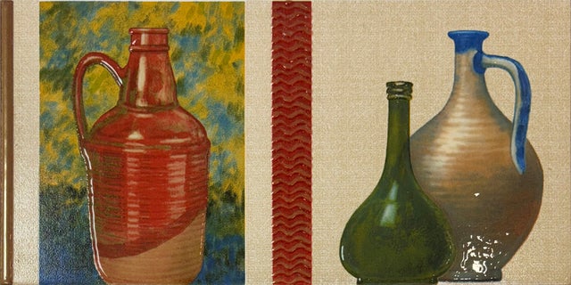 Pack de 12 listelos cerámica Serie decorados efecto relieve multicolor 30x15cm
