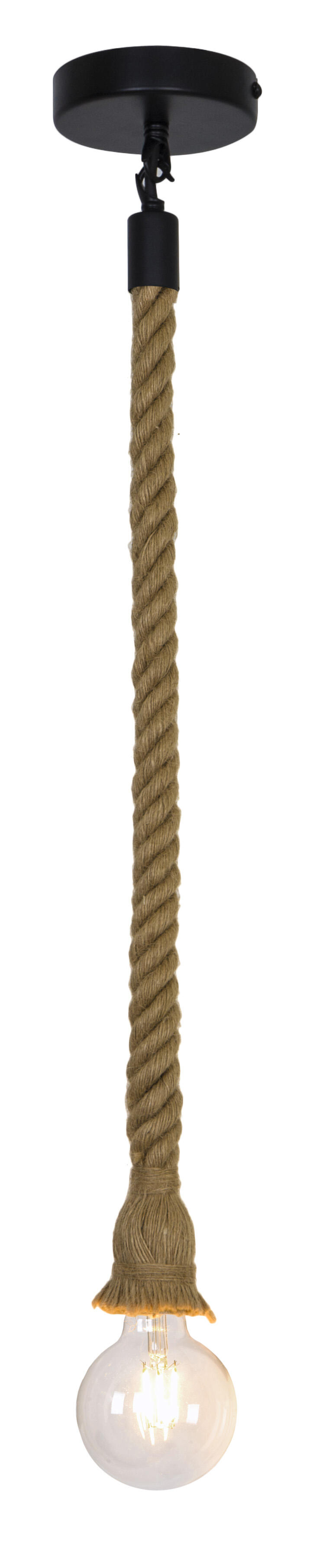 Lámpara de techo cuerda 1l natural