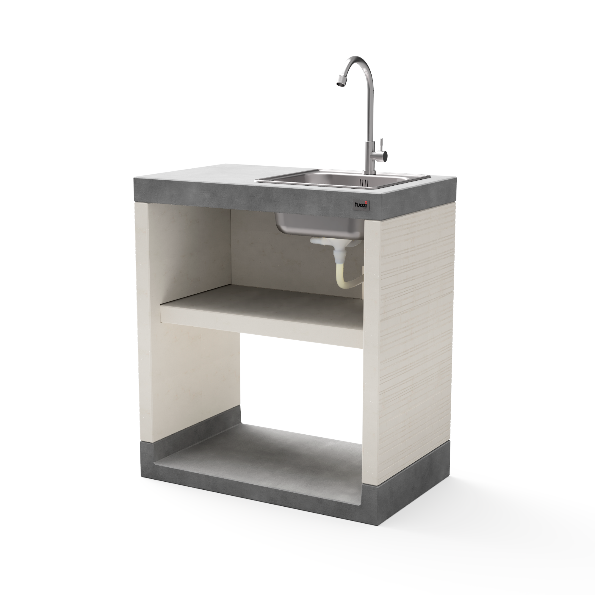 Cozinha de Exterior Venit com rodapé P25 - 7