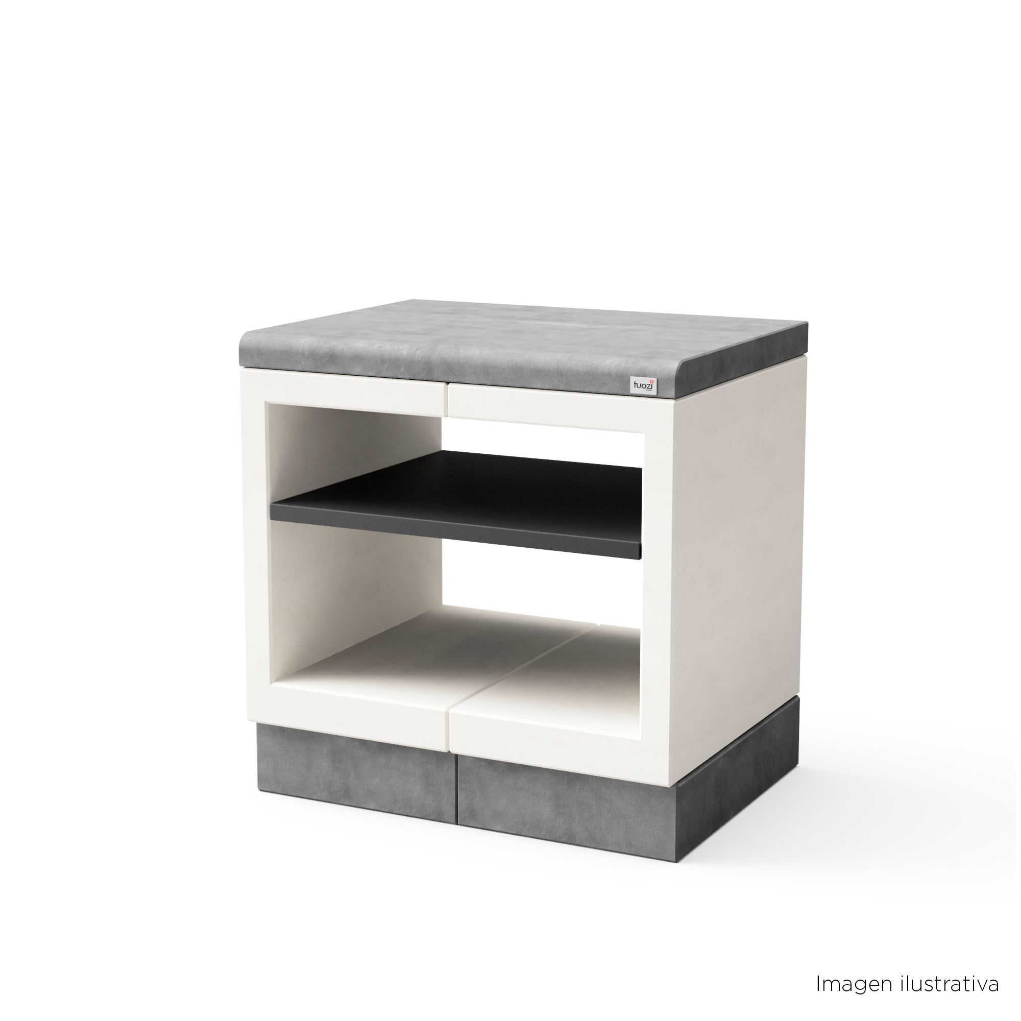 Modulo bancada kitaway [f] 84 liso b/g