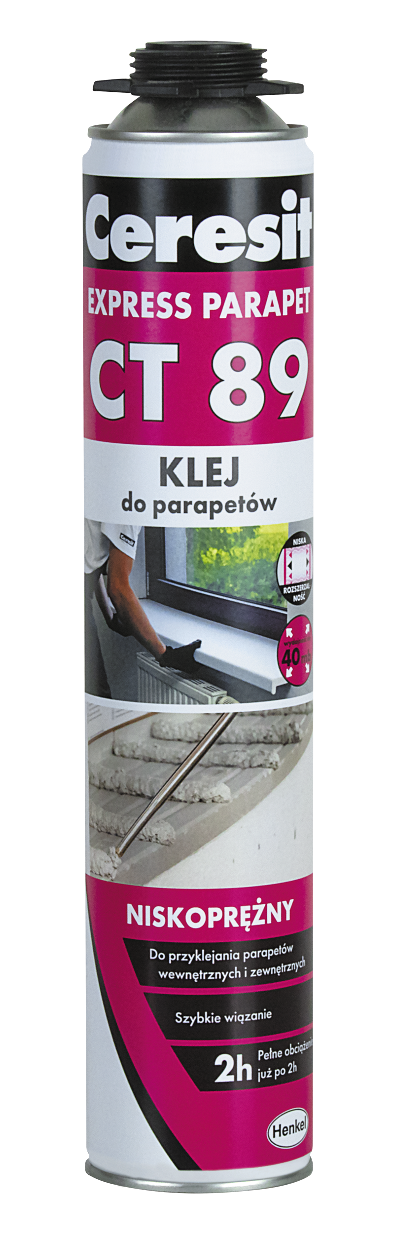 Piana montażowa do parapetów CT89 Express 750 ml Ceresit - Leroy Merlin