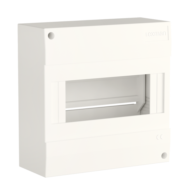 Tableau électrique nu LEXMAN 8 modules, 1 rangée