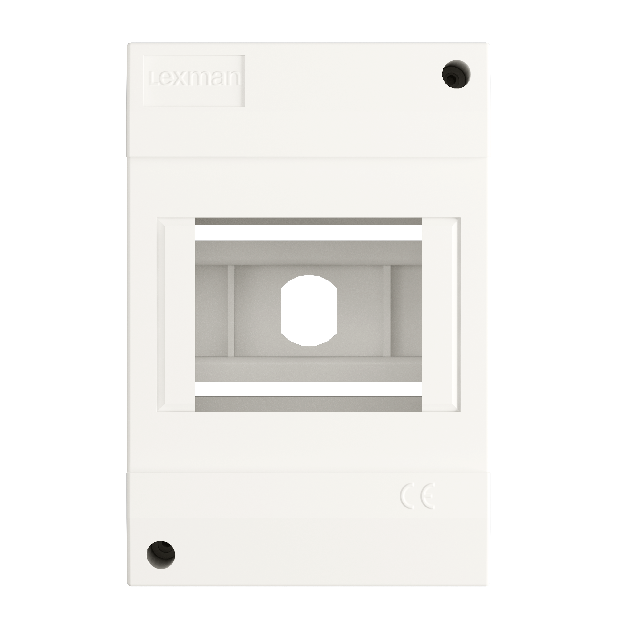 Tableau électrique nu LEXMAN 1 rangée 4 modules - 2