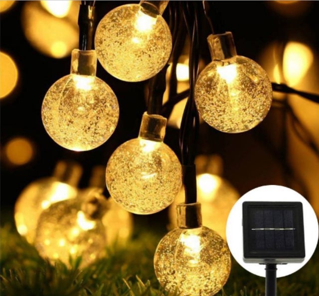 Guirlande solaire L.7 m, blanc chaud, Griselda NEWGARDEN