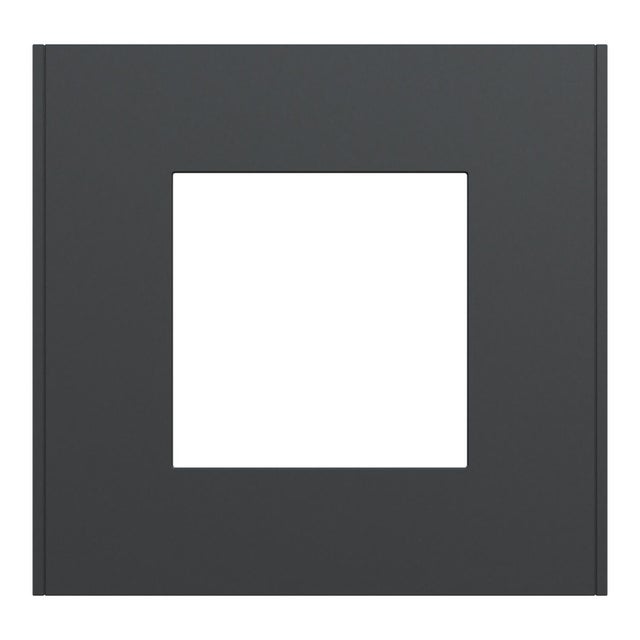 Plaque simple Unica Déco Essentielle, SCHNEIDER ELECTRIC, anthracite
