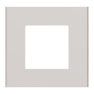 Plaque simple Unica Déco Essentielle, SCHNEIDER ELECTRIC, gris pierre