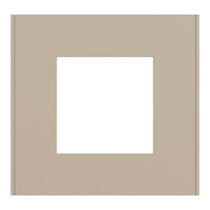 Plaque simple Unica Déco Essentielle, SCHNEIDER ELECTRIC, taupe