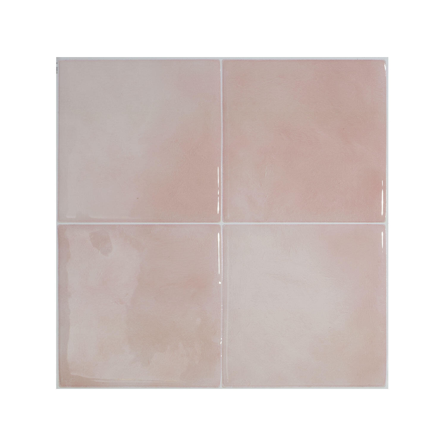 Lot de 4 adhésif décoratif SMART TILES Zellige, rose 23 cm x 23 cm - 3