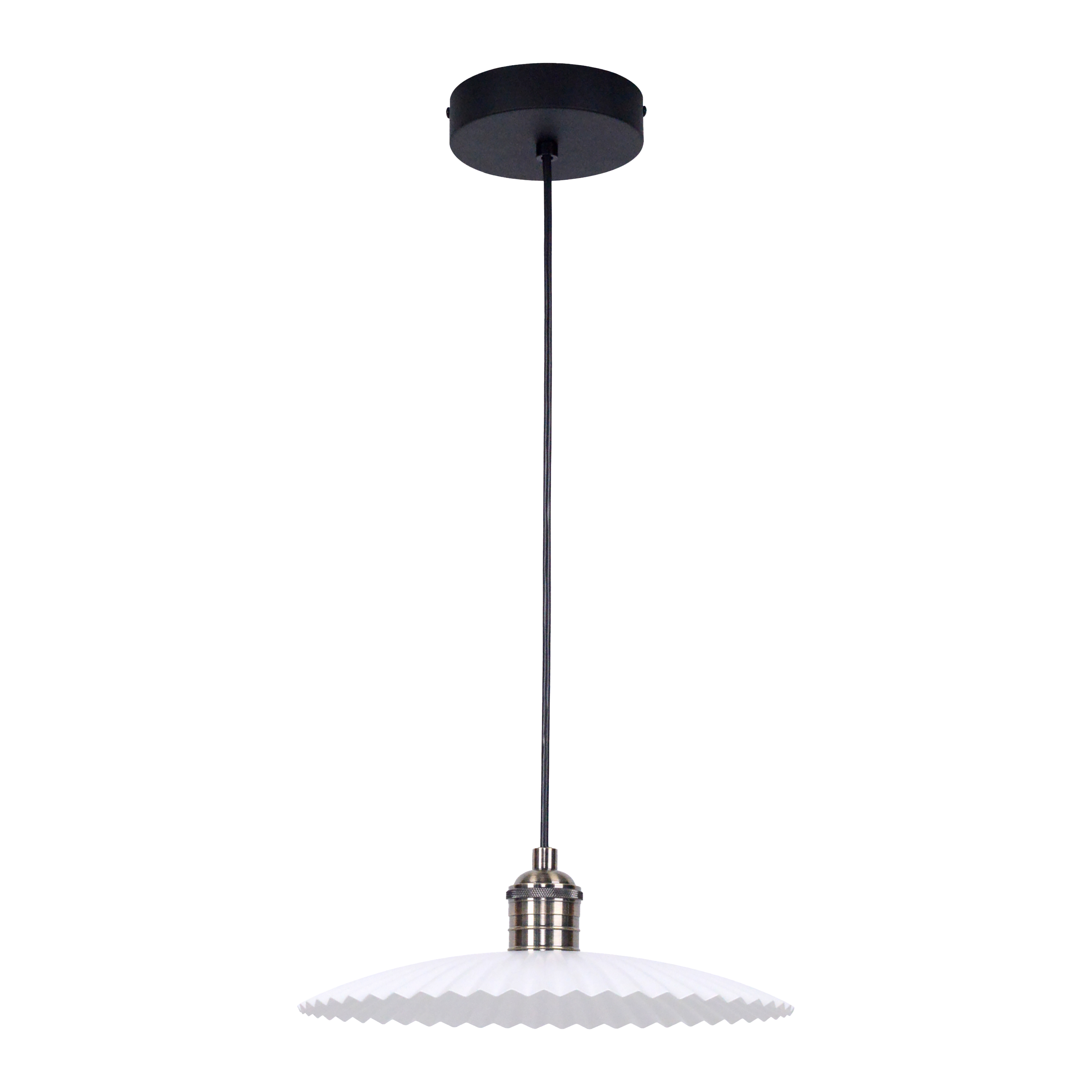 Lampa wisząca Kapisi biała miedź E27 Inspire - 2