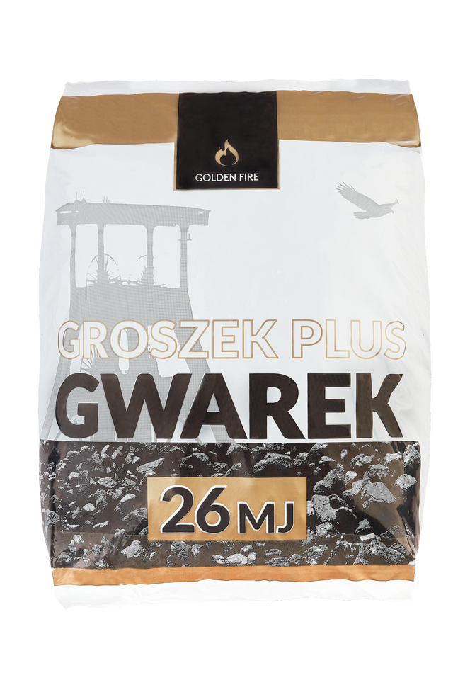Węgiel groszek bez akcyzy GWAREK 26 MJ 20kg GOLDEN STONE