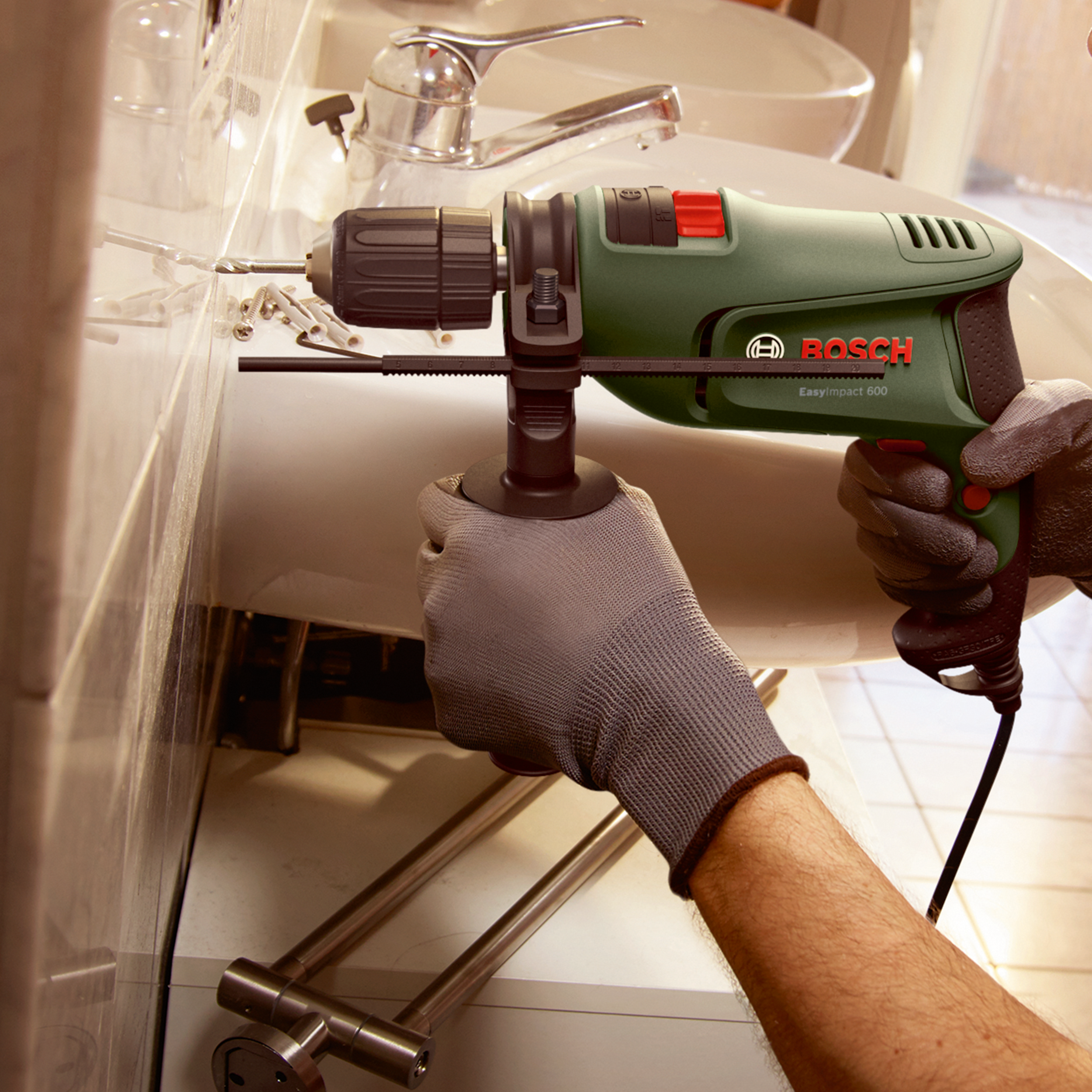 Wiertarka udarowa Bosch Easyimpact 600W - 4