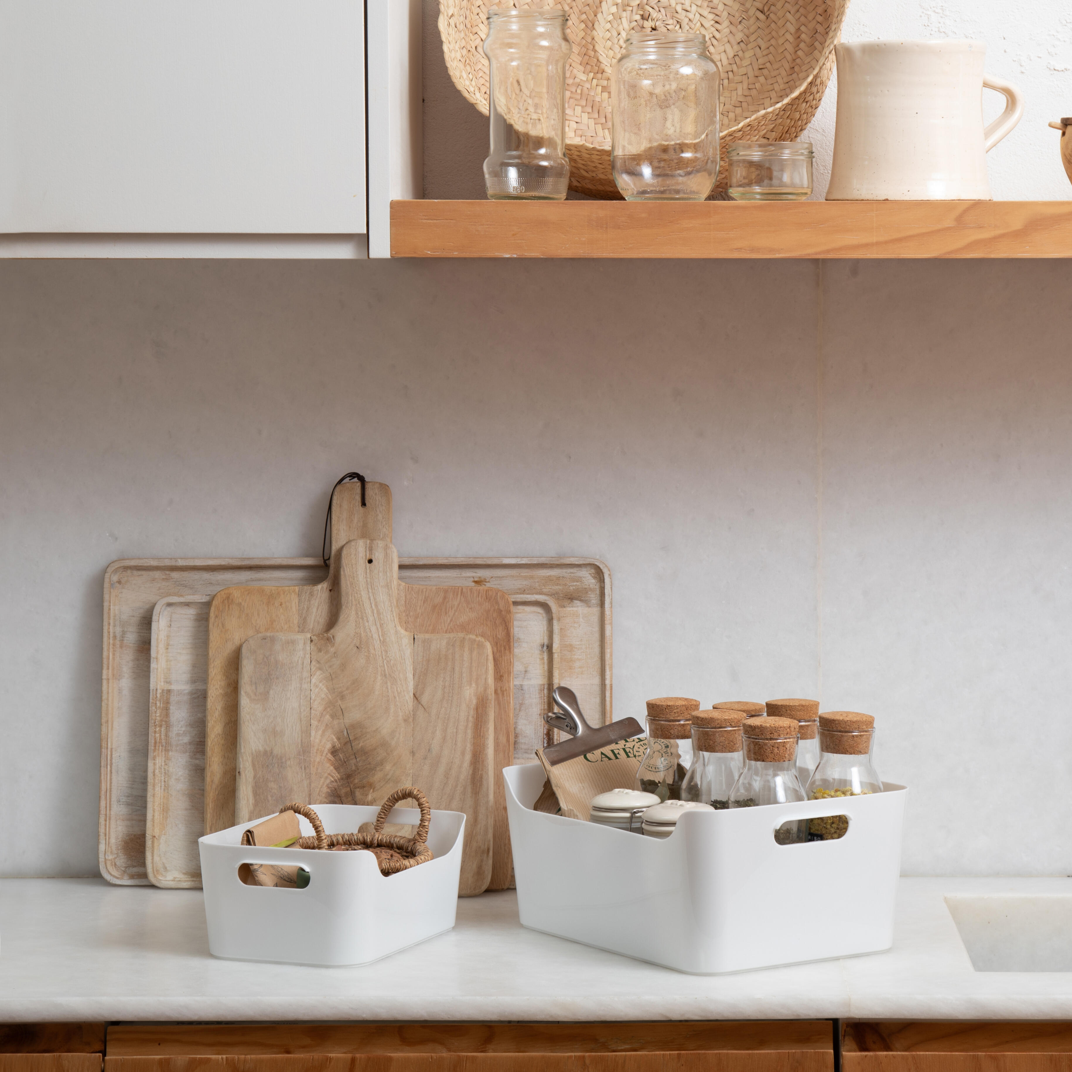 Cesta básica TATAY blanco 3.5L - 2