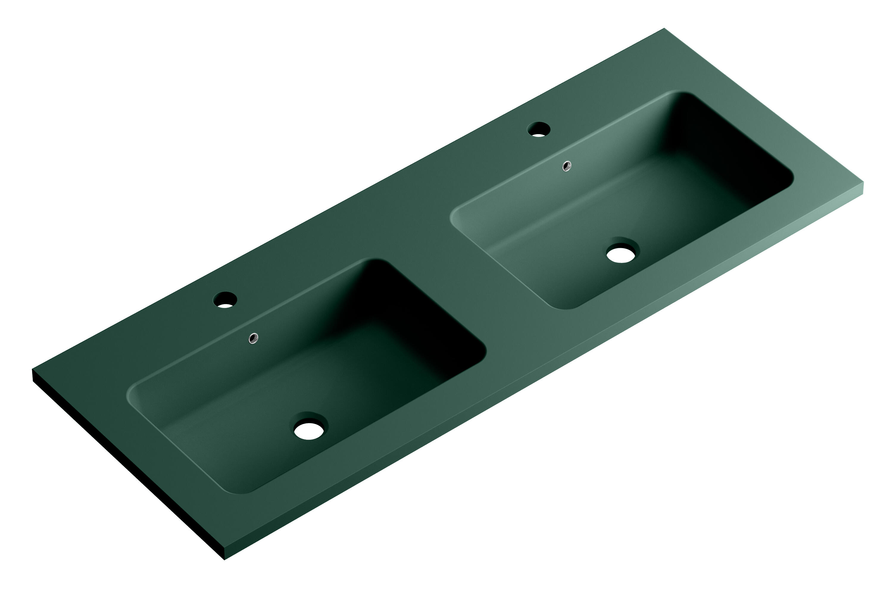 Lavabo encastrado reven verde 120.5x15.5x45.5 cm