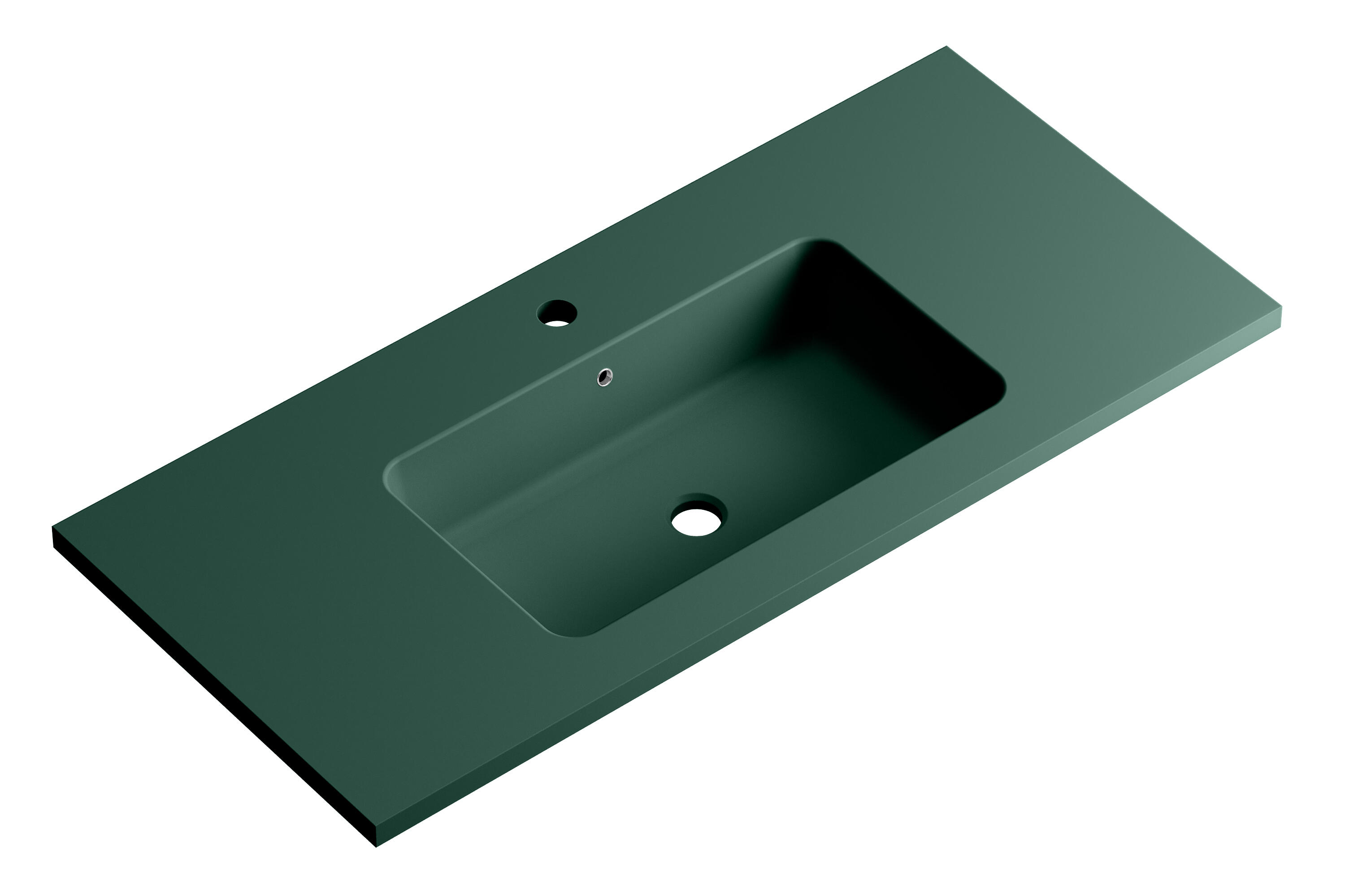 Lavabo encastrado reven verde 100.5x15.5x45.5 cm