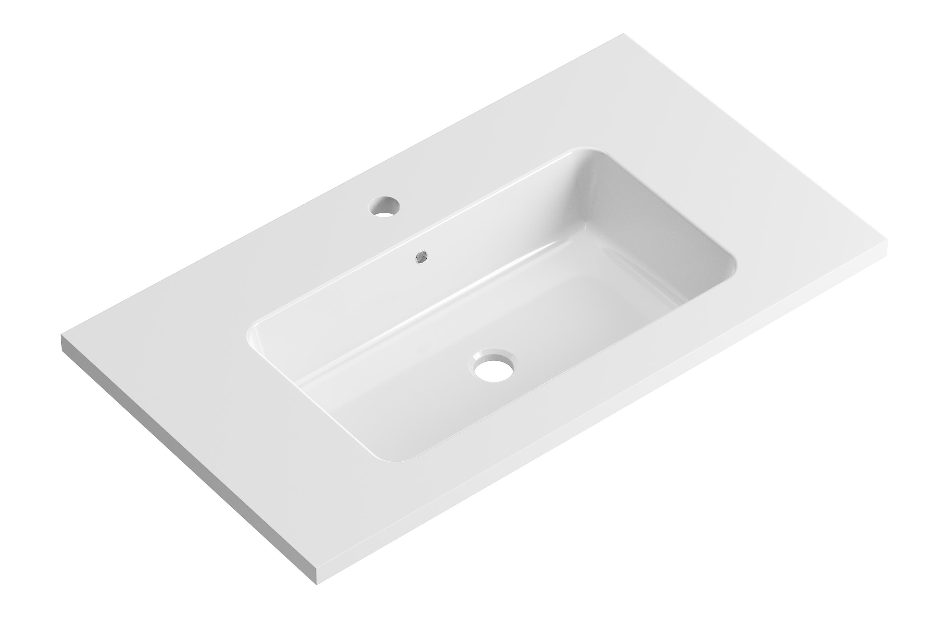 Lavabo encastrado reven blanco 80.5x15.5x45.5 cm