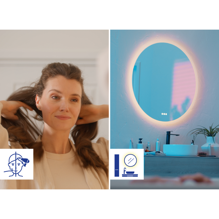 miroir lumineux neo line usage sensea 