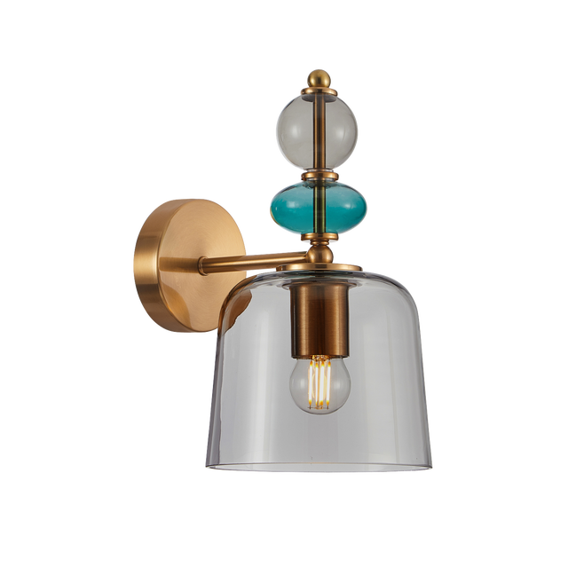 Kinkiet Namos dymiony E27 Italux