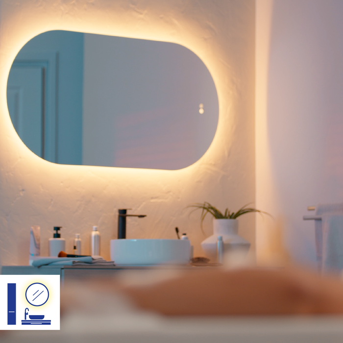 miroir arrondi ambiance modern sensea