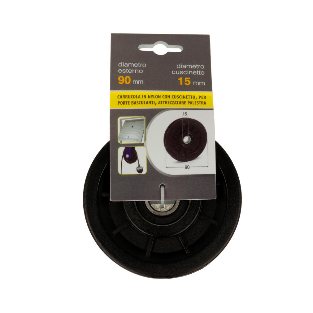 Puleggia per basculante STANDERS ruota Ø 90 mm in poliammide 100 kg - 3