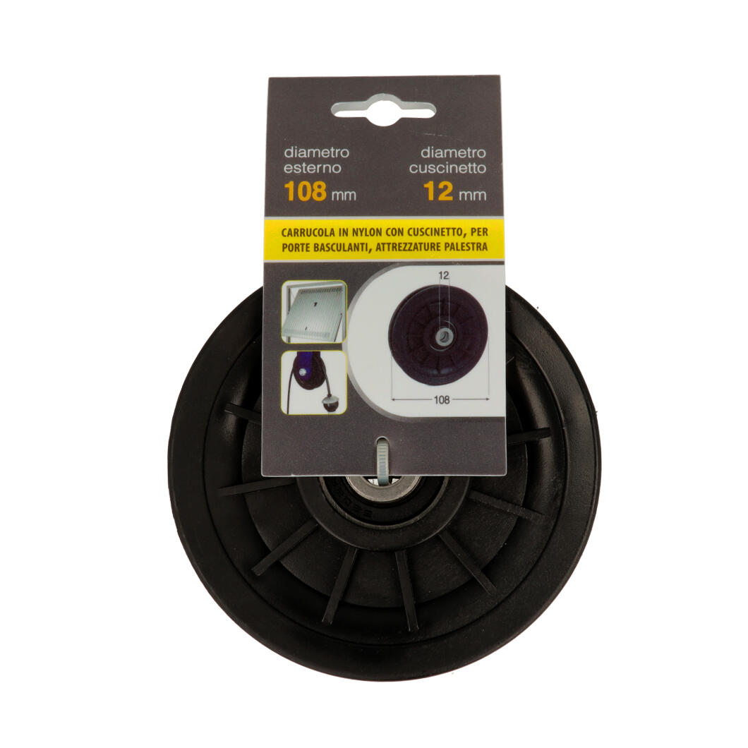 Puleggia per basculante STANDERS ruota Ø 108 mm in nylon 100 kg - 6