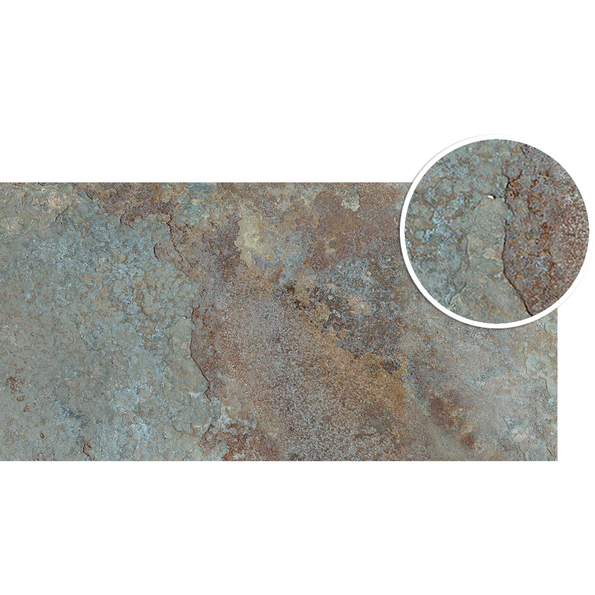 Peldaño gres porcelánico Ibor efecto piedra mix 60x32cm espesor 9mm - 5