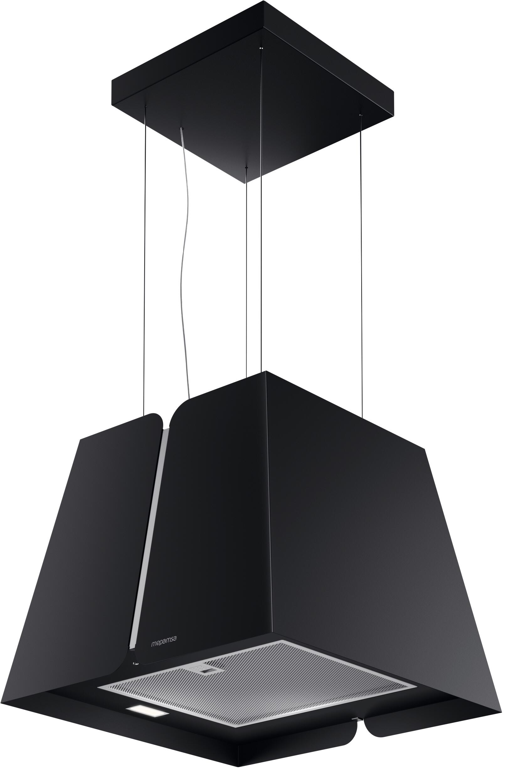 Campana isla mepamsa victoria 43 cm 740 m³/h negro clase a