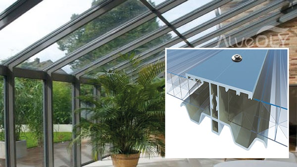 Profil EASY-16 H-jonction en alu avec installation très facile