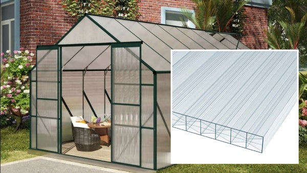 Plaque en polycarbonate Alveoly® multiparois ép.16mm INCOLORE