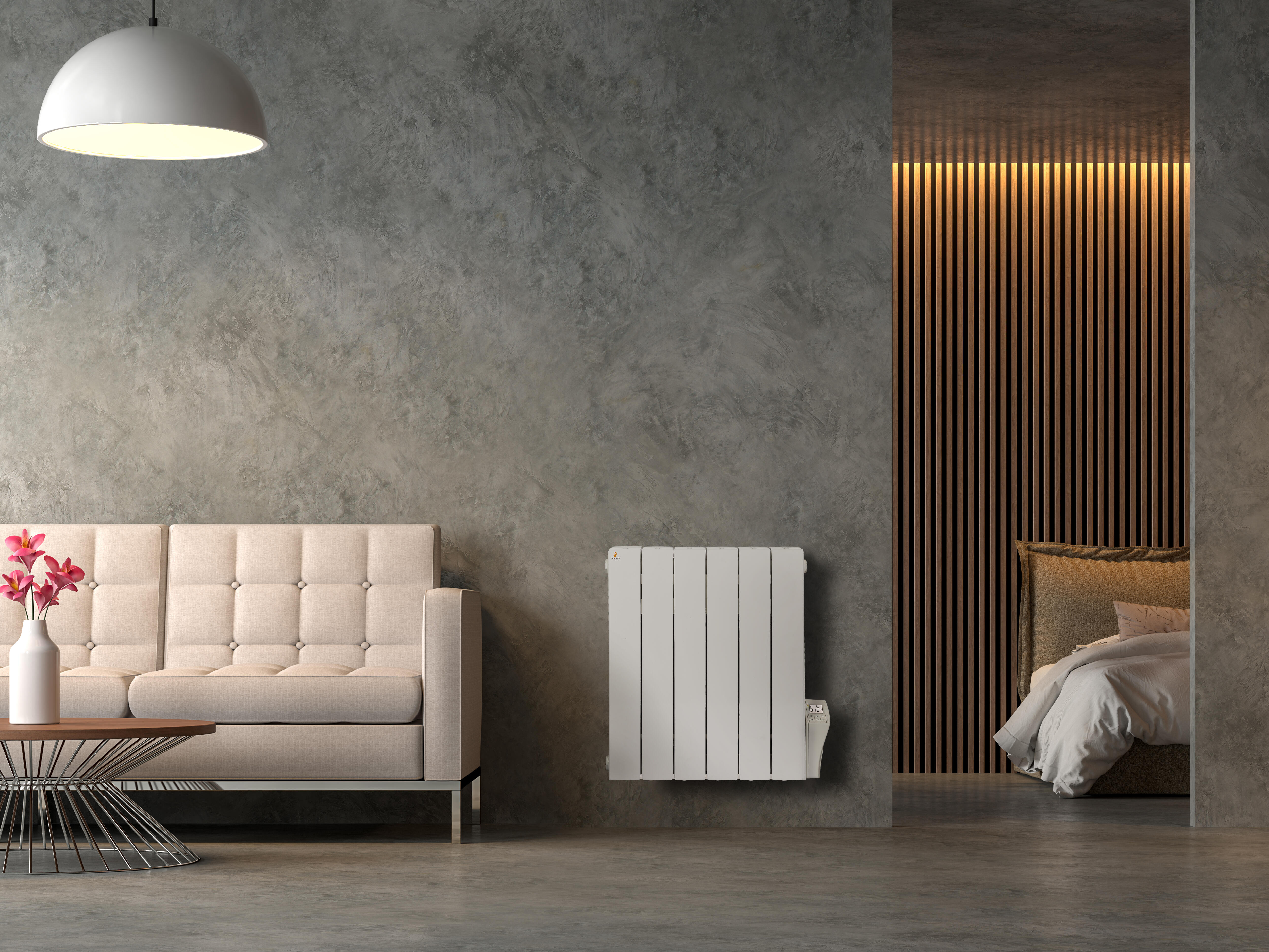 Radiateur électrique à inertie sèche 1000W DELTACALOR Cubo Evo horizontal - 2