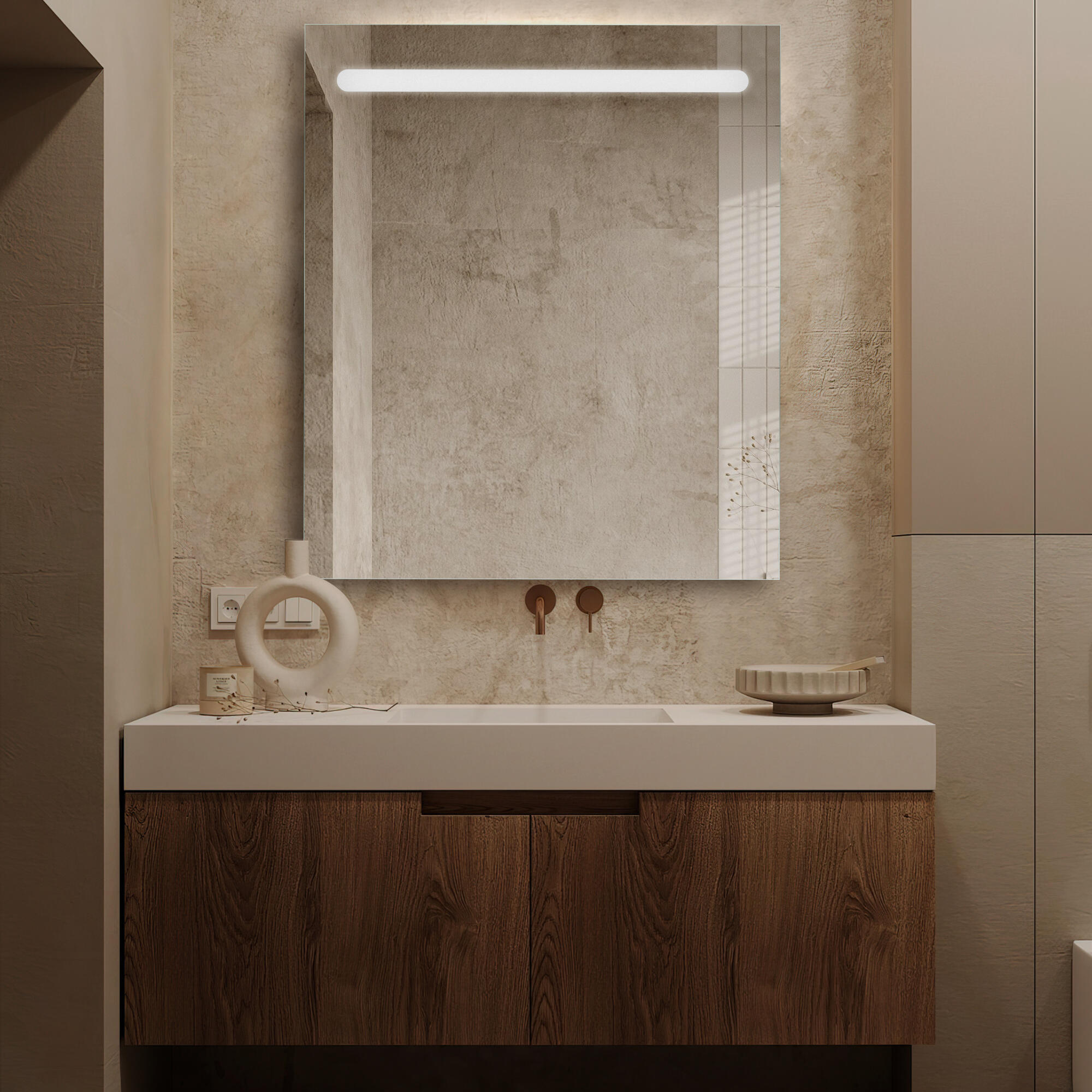 Espelho com iluminação led 60x70 cm Nerea - 9