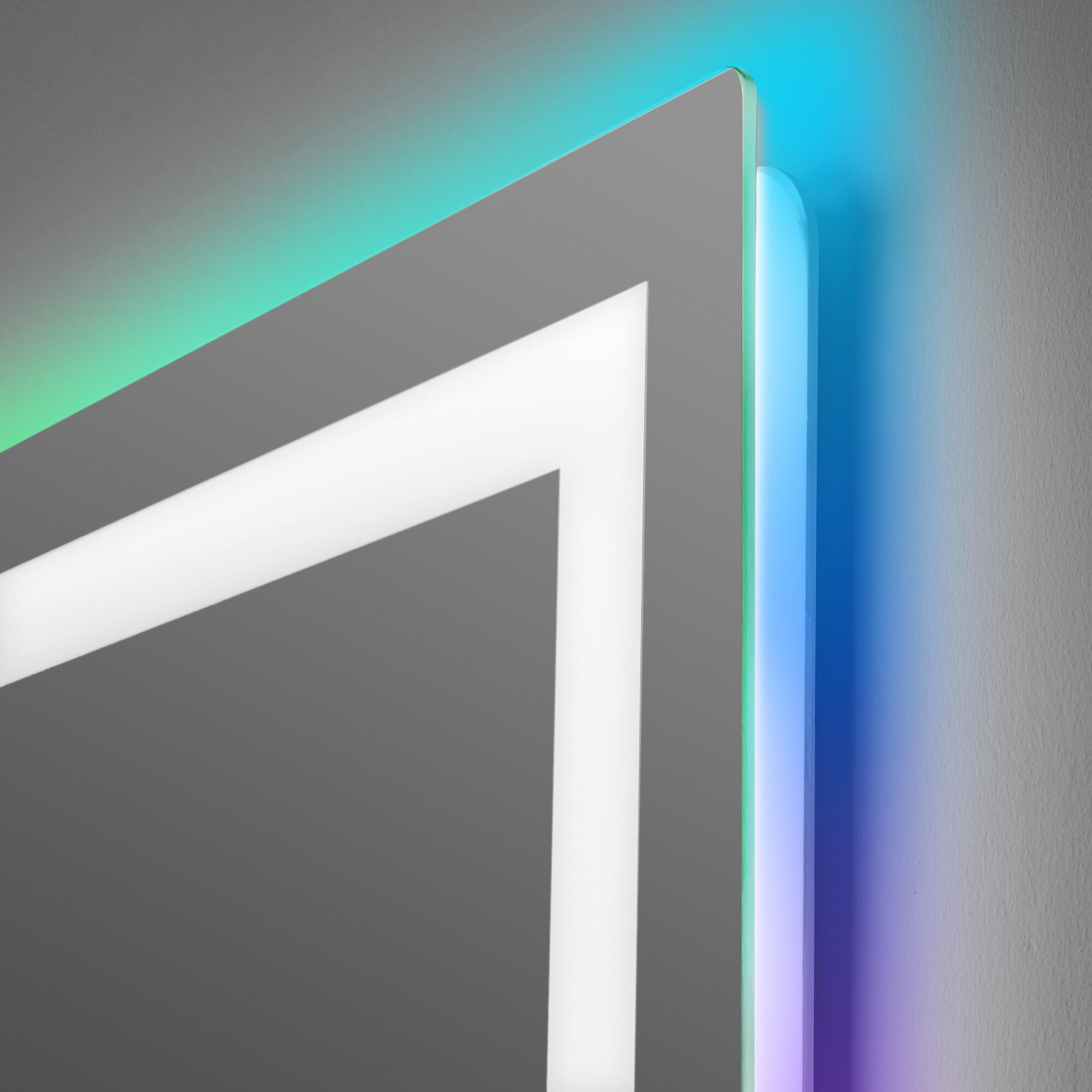 Espejo de baño con luz LED  Saturno  con antivaho, táctil, altavoz, , bluetooth,  100x80cm - 4