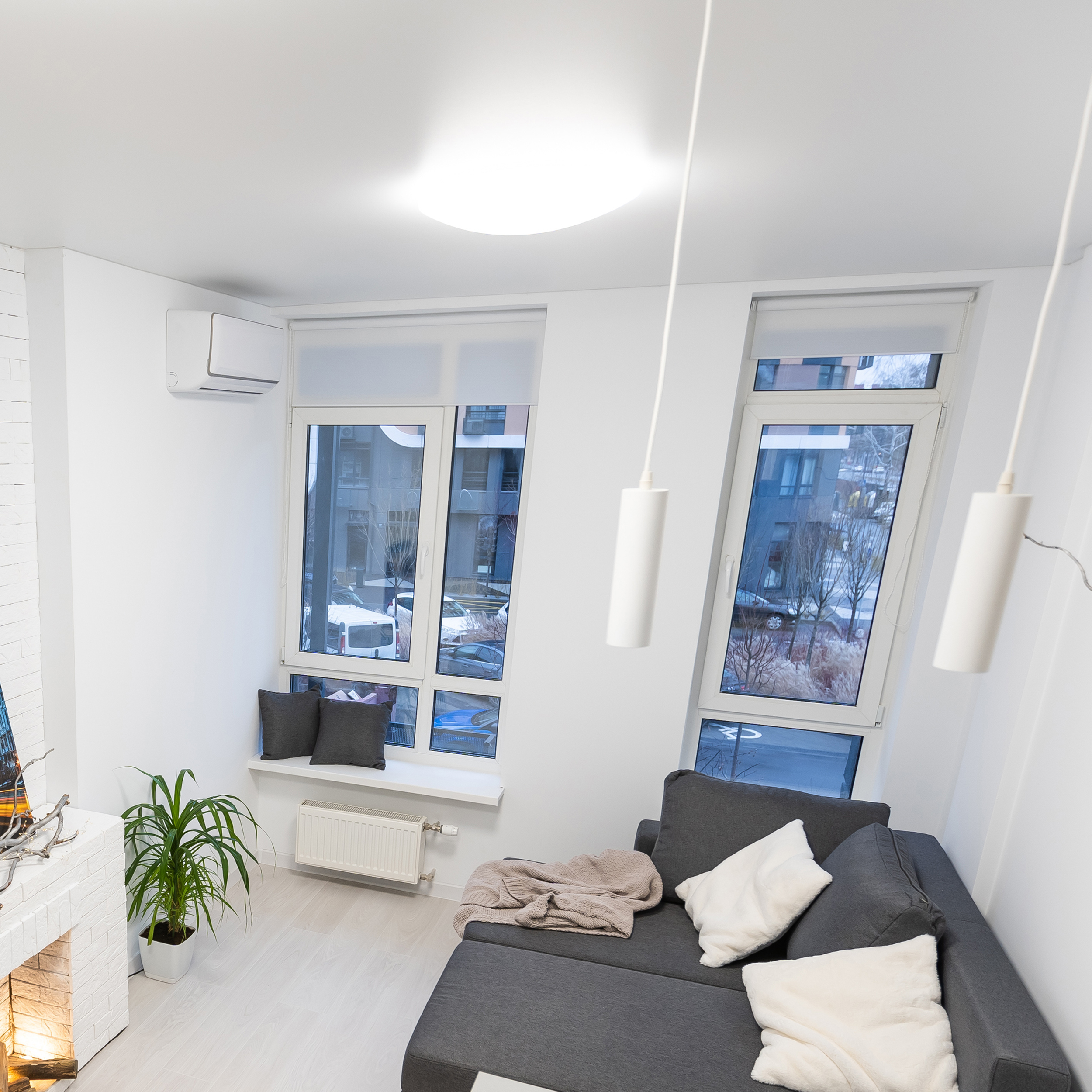 Plafon Bonifacy biały E27 śr. 26.5 cm Goldlux - 2