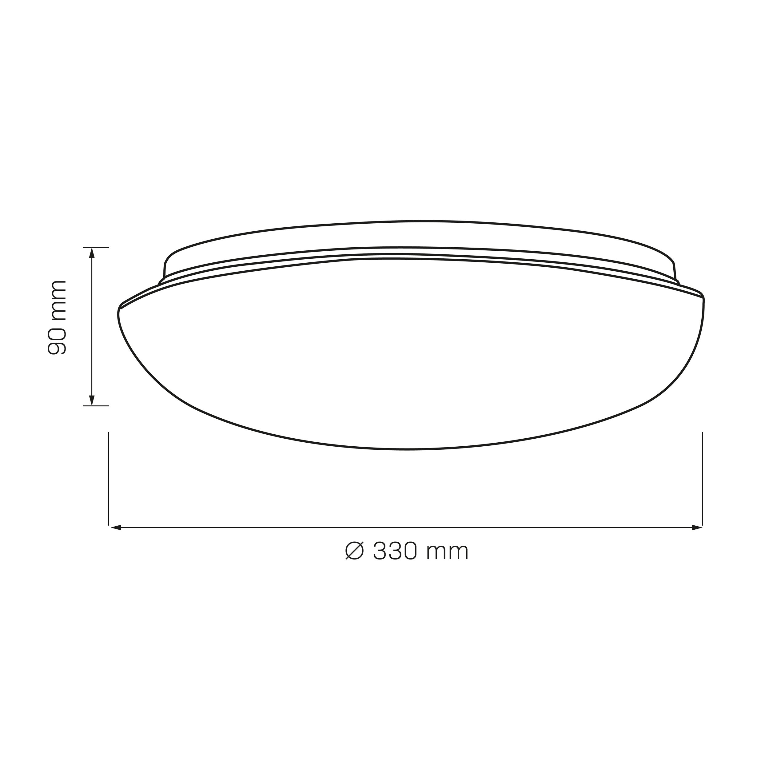 Plafon Bonifacy biały 2 x E27 śr. 33 cm Goldlux - 3