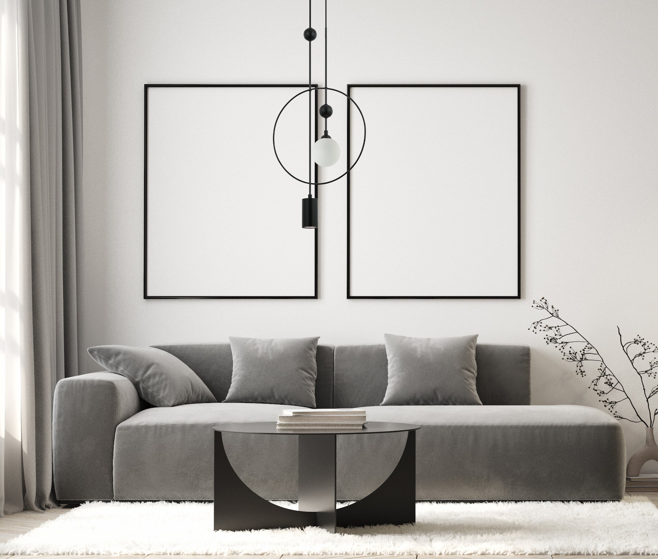 Lampa wisząca Trosti czarna GU10 Italux - 2