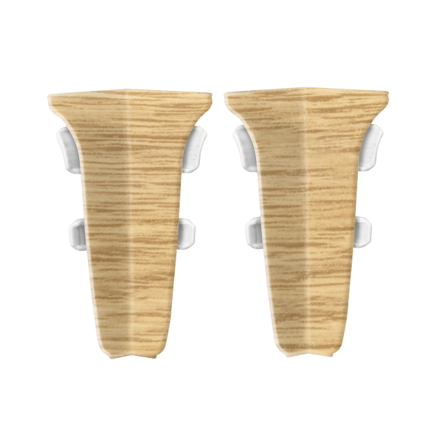 Narożnik wewnętrzny do listwy przypodłogowej PCV Dąb Alaska 60 Artens